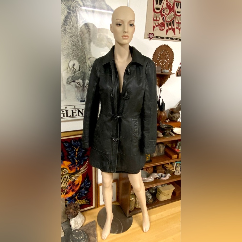 Assassin Style Leather Jacket - Picture 2 of 10